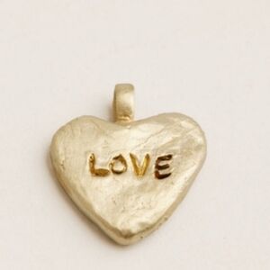 Parker T HATCH Gold Heart Pendant